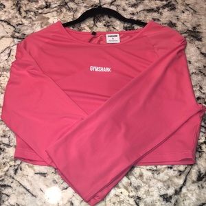 Gymshark Training Long Sleeve Cropped - Pink